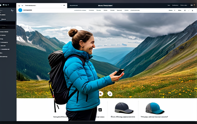 **

"A customer happily interacting with an AI chatbot on a website, fully clothed, viewing personalized product recommendations for hiking gear, safe for work, appropriate content, professional digital art, perfect anatomy, natural pose, well-formed hands, modern website design, friendly interface, showcasing relevant outdoor equipment, family-friendly, modest clothing."

**