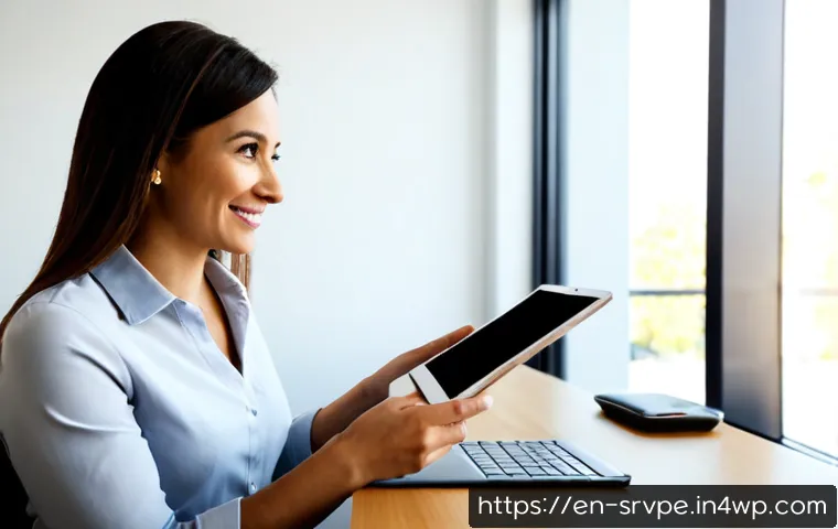 AI 상담사 서비스의 신뢰성 구축 방안 - Photorealistic modern customer support office, a friendly AI-assisted service representative in smar...